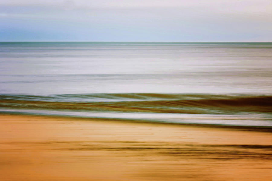 Beach Abstract Photograph by James DeFazio