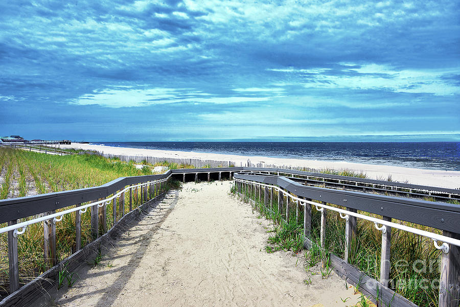 Beach And Ocean Vista N.j. Shore Photograph