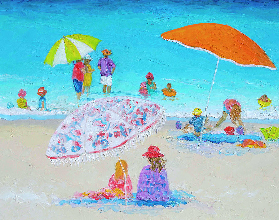 Beach Art - Beach Vacation Painting by Jan Matson