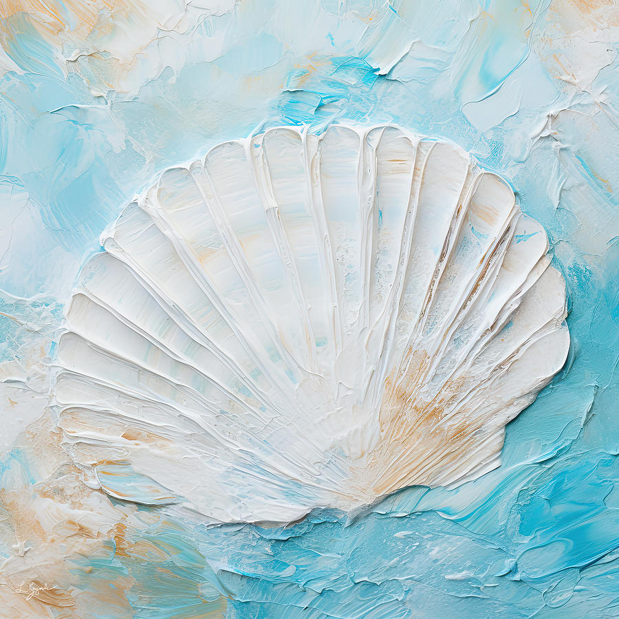Seashell Digital Art - Beach Artwork - Sea Treasures Art by Lourry Legarde