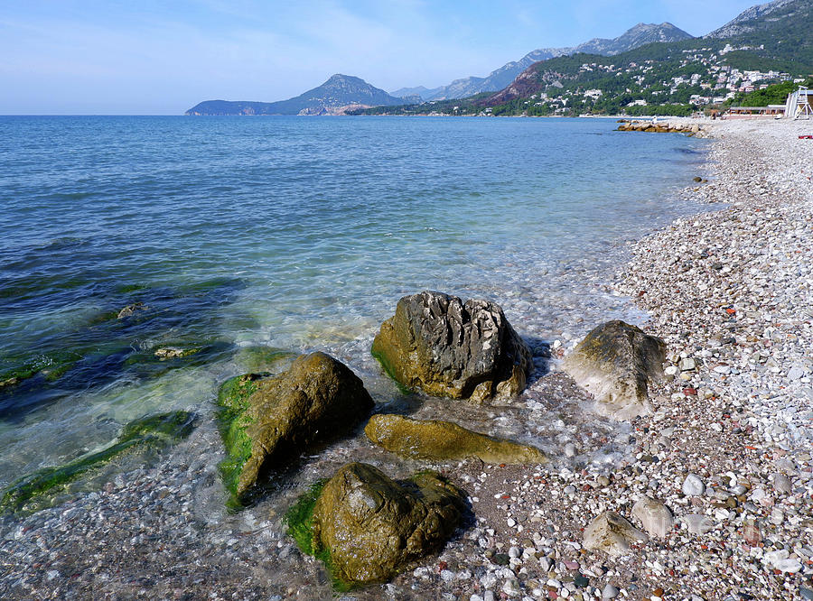 Beach at Bar, Montenegro Photograph by Phil Banks