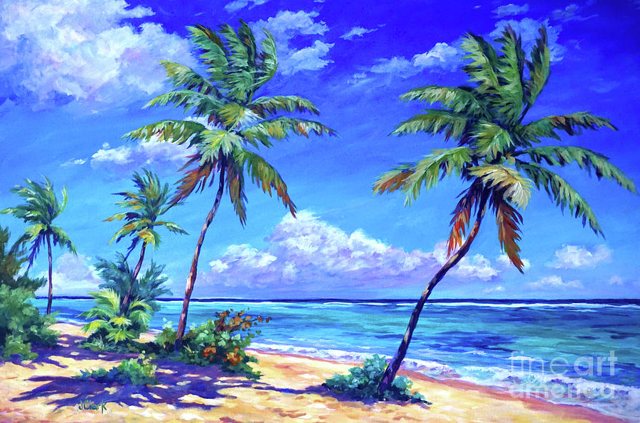 Beach At Bodden Town Painting