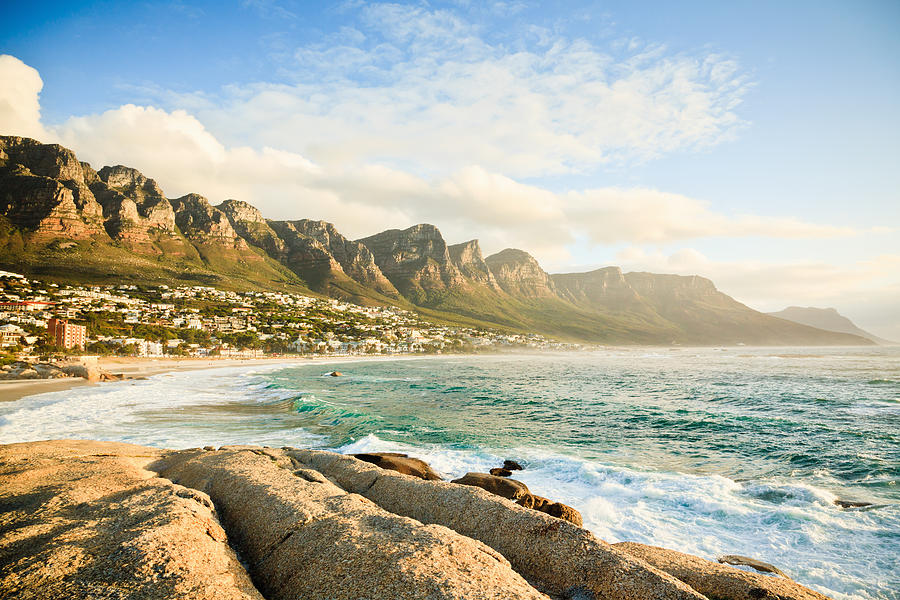 Beach at Camps Bay Cape Town South Africa Photograph by Terrababy