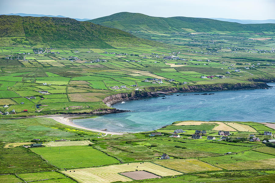beach at Feohanagh and the Dingle Peninsula Photograph by David L Moore