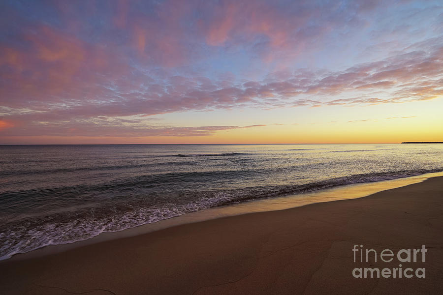 Beach at Sunrise Photograph by Rachel Cohen