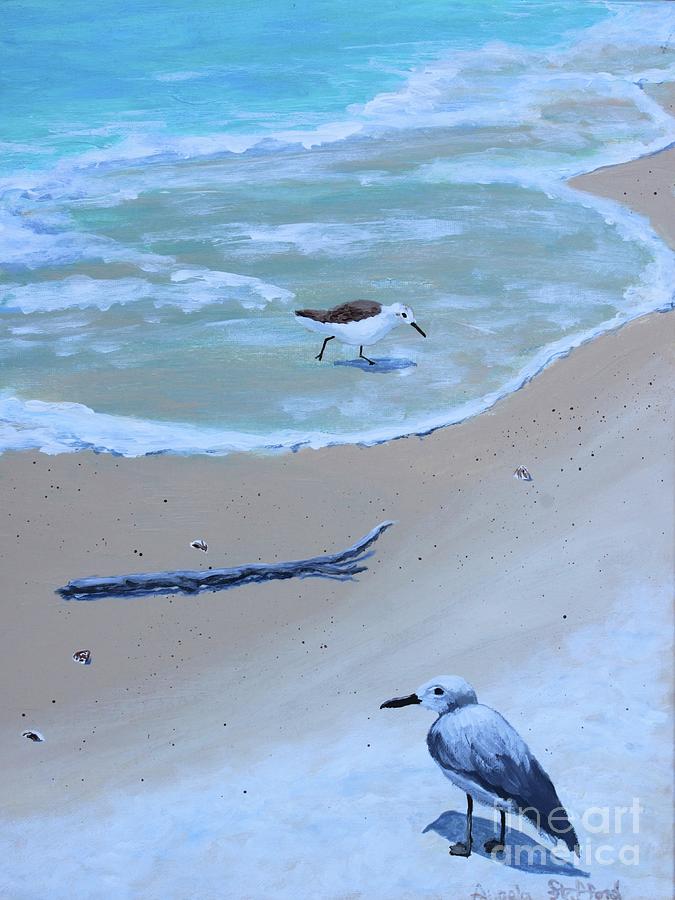 Beach Birds Painting