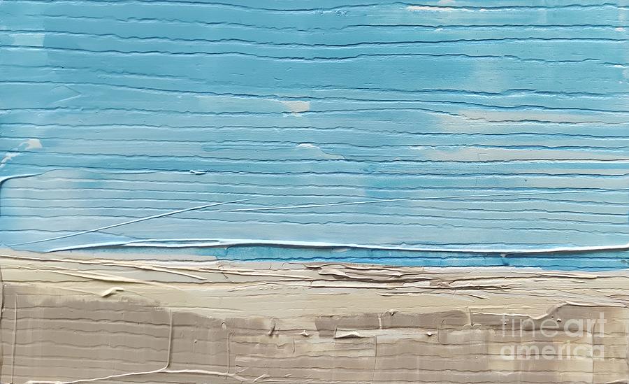 Beach Blues Painting by Lisa Dionne