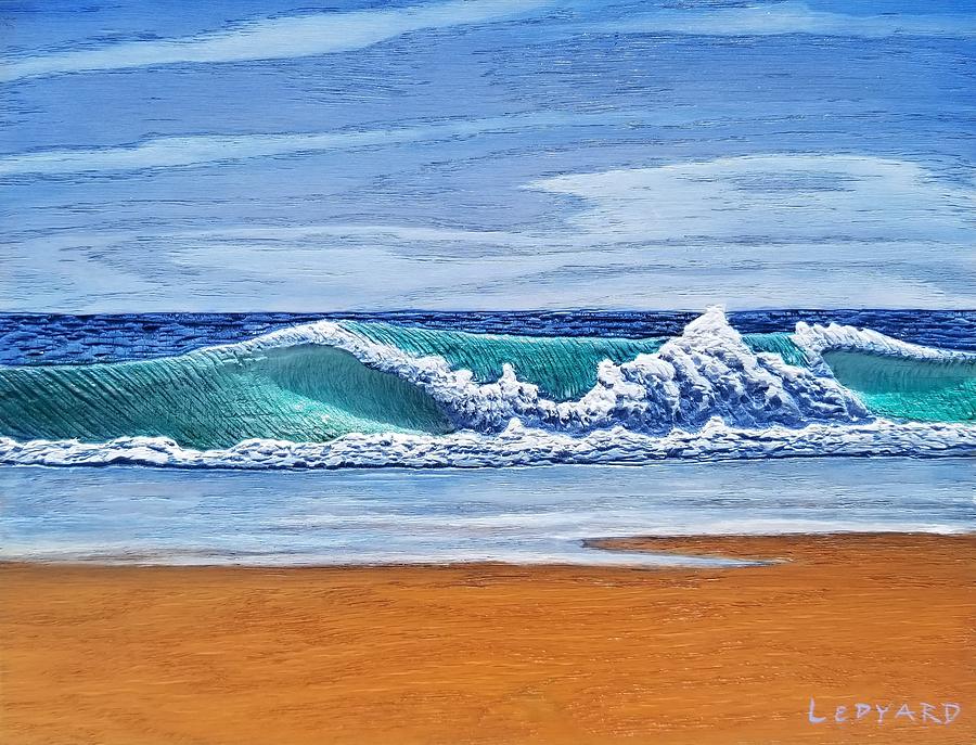 Beach Break Painting by Nathan Ledyard