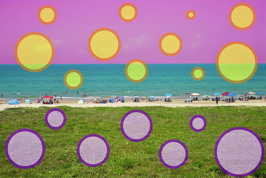 Beach Bubbles Digital Art by Julia Reed - Pixels