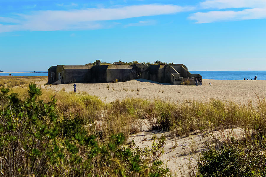 Beach Bunker Photograph