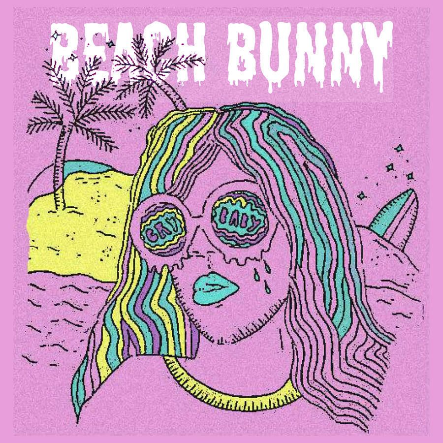 Beach Bunny Album Poster boy Painting by Alan Maria | Fine Art America