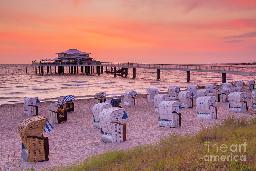 Beach Chairs at the Baltic Sea Photograph by Arterra Picture Library
