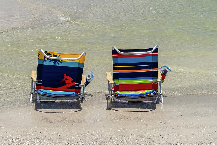 Beach Chairs Photograph by Marian Tagliarino