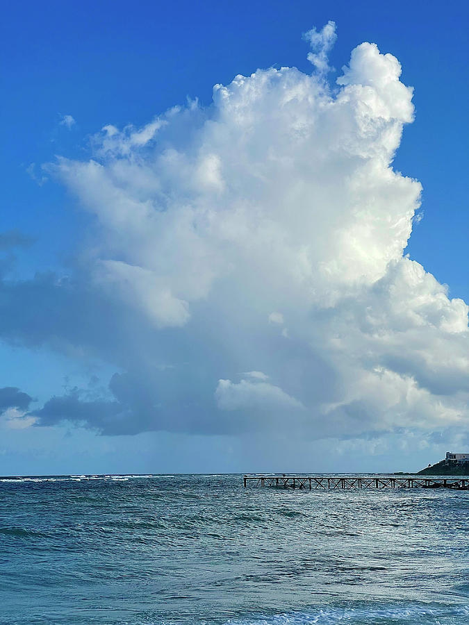 Beach Cloud Billow Photograph by Brian Eberly