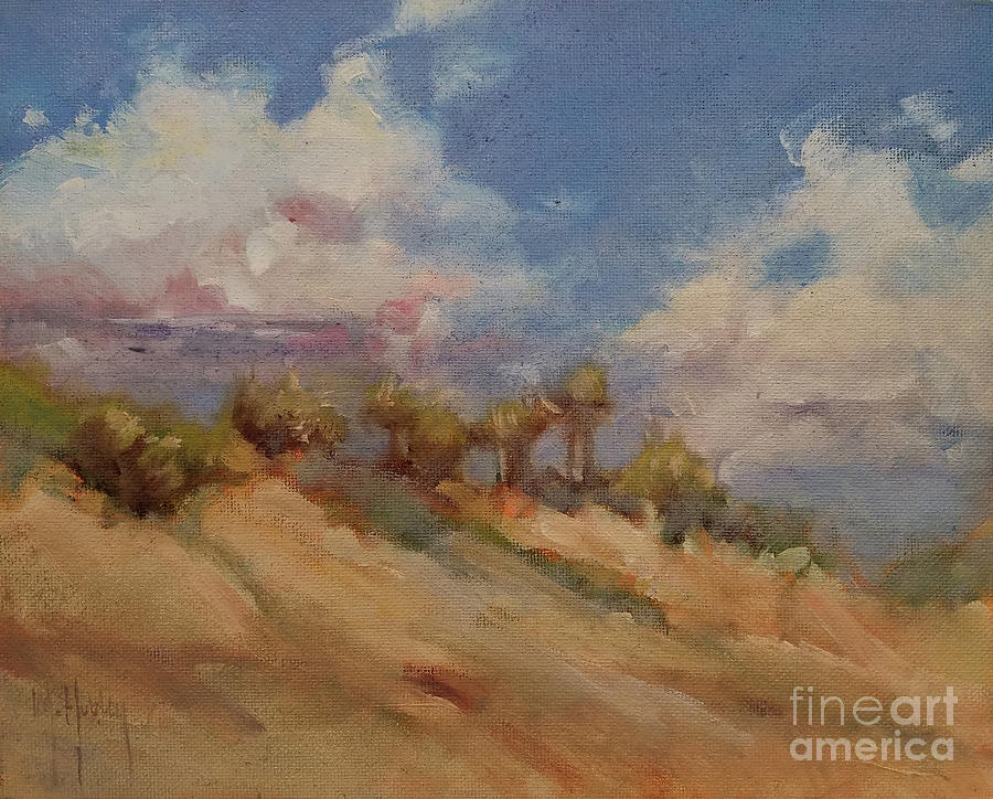 Beach Clouds Painting