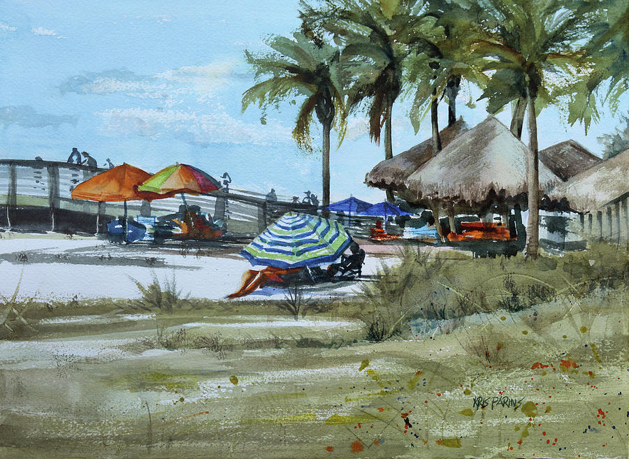 Beach Days Painting by Kris Parins
