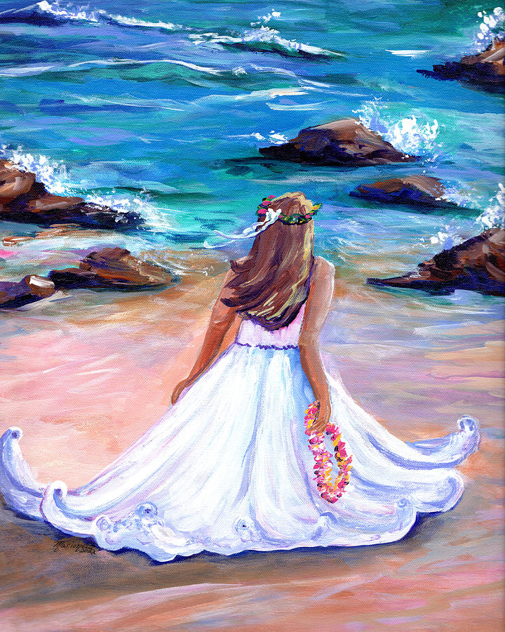 Beach Dreamer Painting by Marionette Taboniar