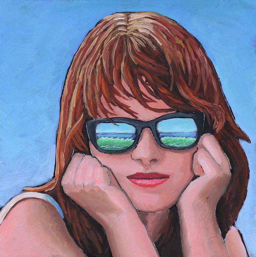 Beach Dreaming Painting by Kevin Hughes