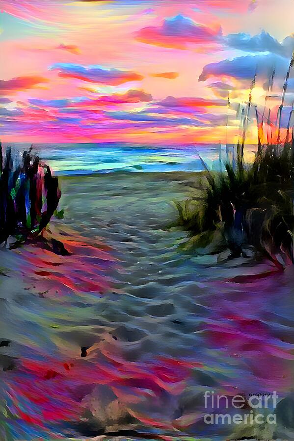 Beach Dreams 4 Digital Art by Greg Moores