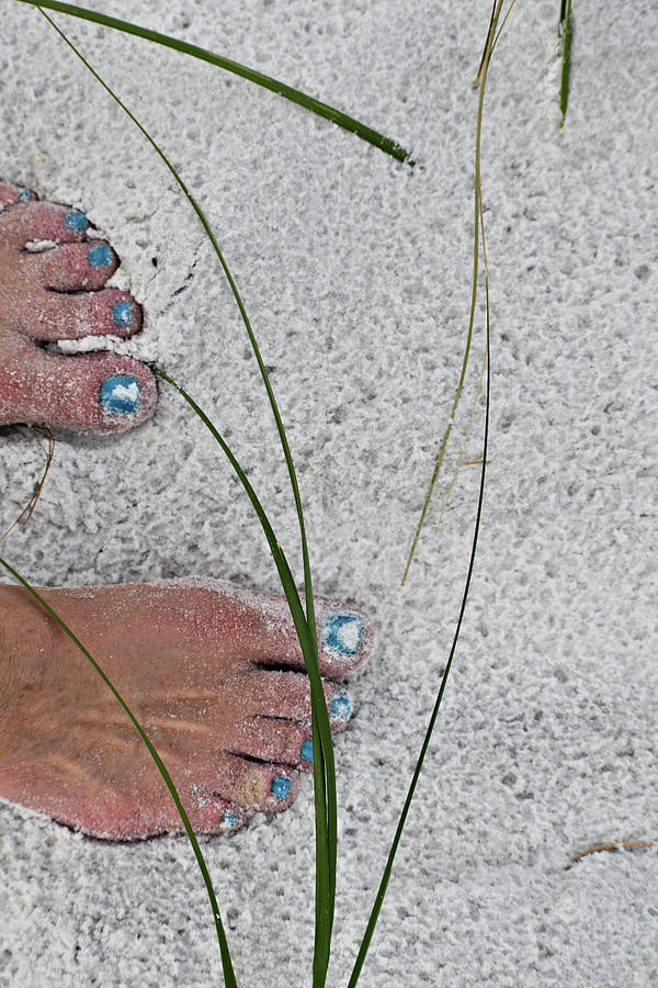 Beach Feet Photograph by Kathy K McClellan