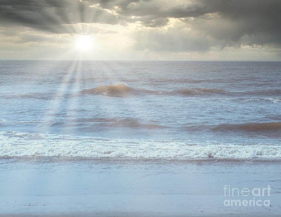 Water Photograph - Beach Glow by Gina Matarazzo Water Photograph - Beach Glow by Gina Matarazzo