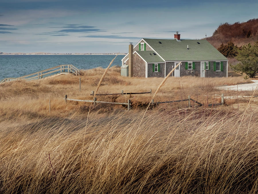 Vacation Photograph - Beach House in Truro Cape Cod by Darius Aniunas