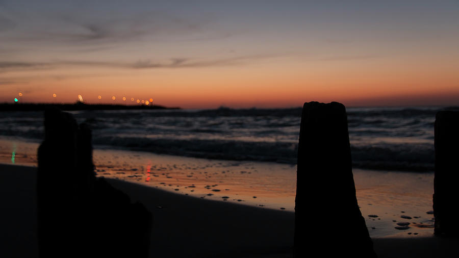 Beach in beautiful sunset Photograph by Karlaage Isaksen