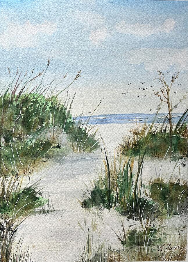 Beach Painting - Secret Beach by Rod Foor