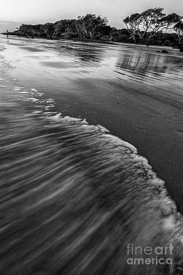 Beach Photograph - Beach in Motion by Steven Norris Beach Photograph - Beach in Motion by Steven Norris
