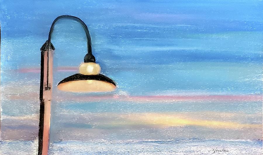 Beach Light Painting by Claudette Carlton