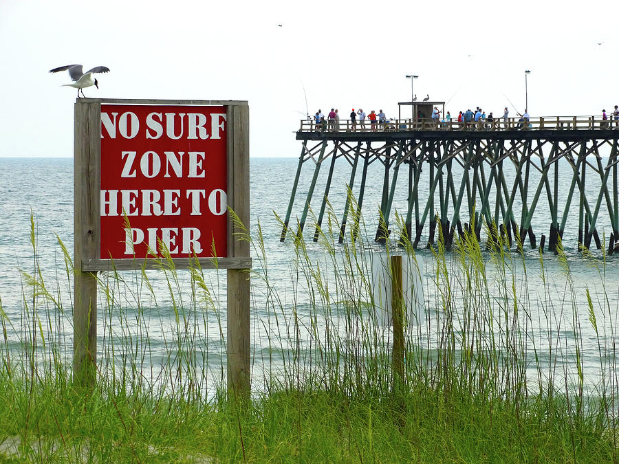 Beach No Surf Zone Photograph by Mike McGlothlen