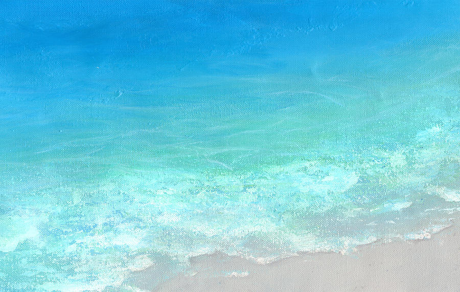 Beach Wall Decor Painting - Beach Painting 2 by Bridget Zoltek