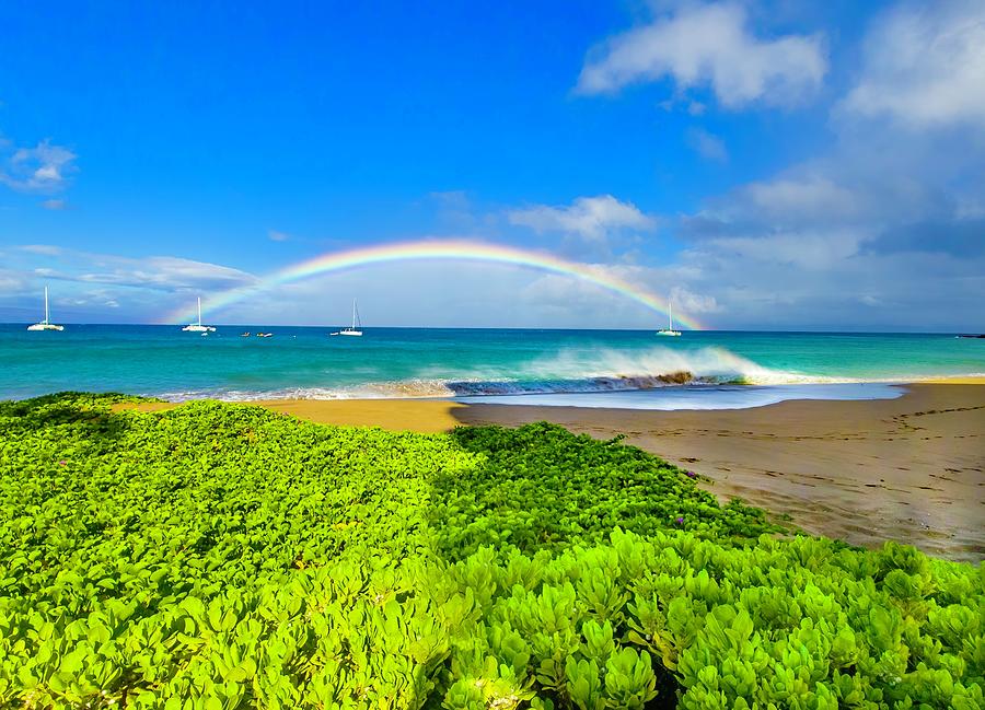 Beach rainbows Photograph by Sanjay Castelino - Fine Art America