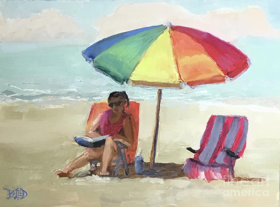 Beach Read Painting