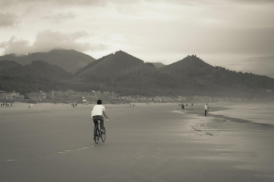 Beach Rider Photograph by Scott Rackers