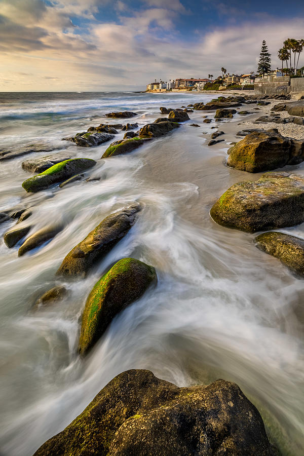 Beach Rocks Photograph by Tom Grubbe