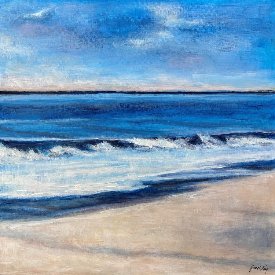 Beach Scene 2 Painting by Janet King