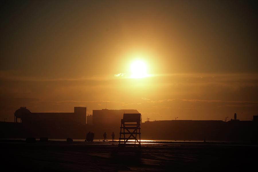 Beach Silhouette Photograph