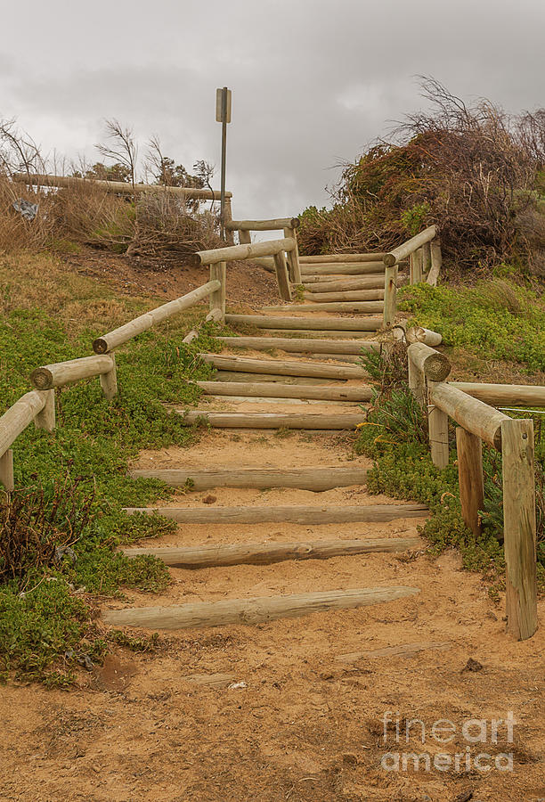 Beach Steps, Bunbury, Western Australia Photograph by Elaine Teague