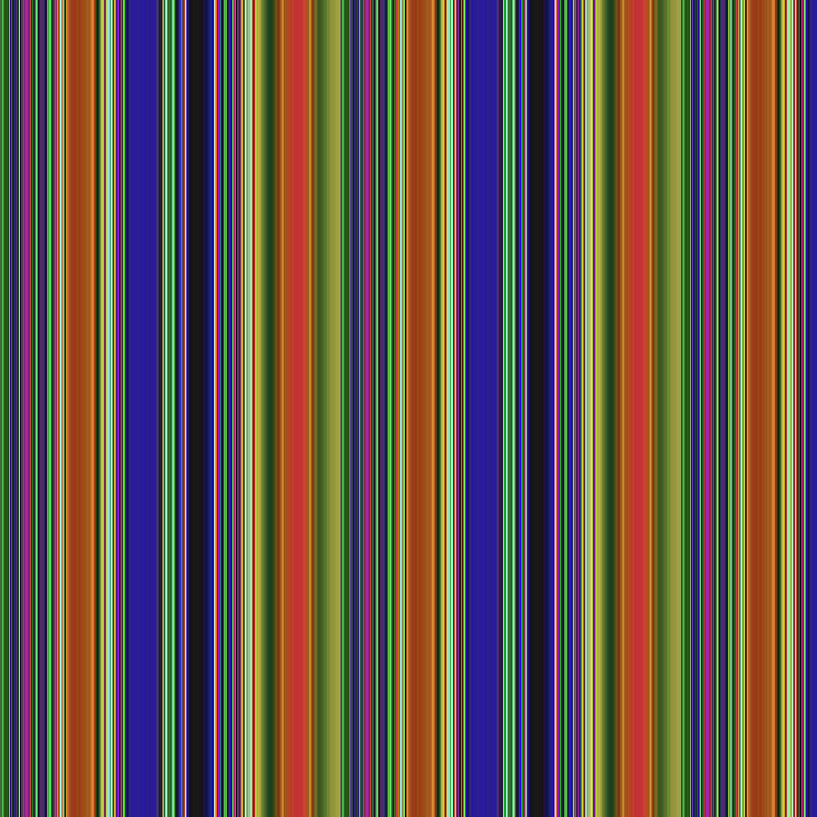 Beach Stripes Digital Art by Bamalam Art Beach Stripes Digital Art by Bamalam Art