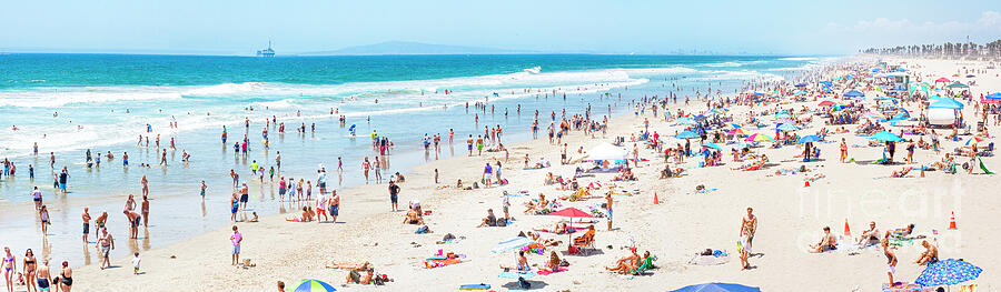 Beach Summer Panorama Photograph by David Zanzinger