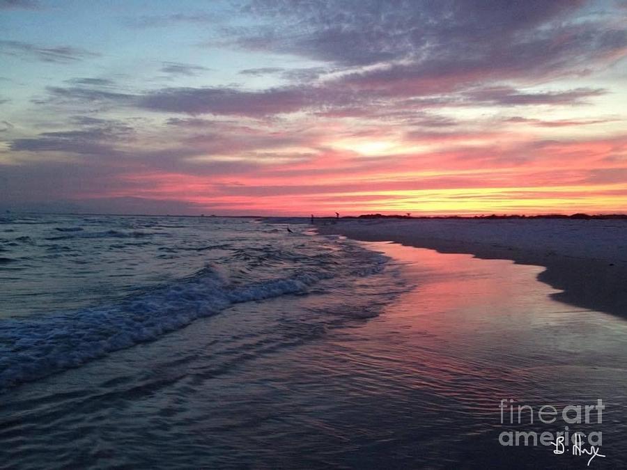 Beach Sunset Photograph By Brandy Hix Fine Art America 3506