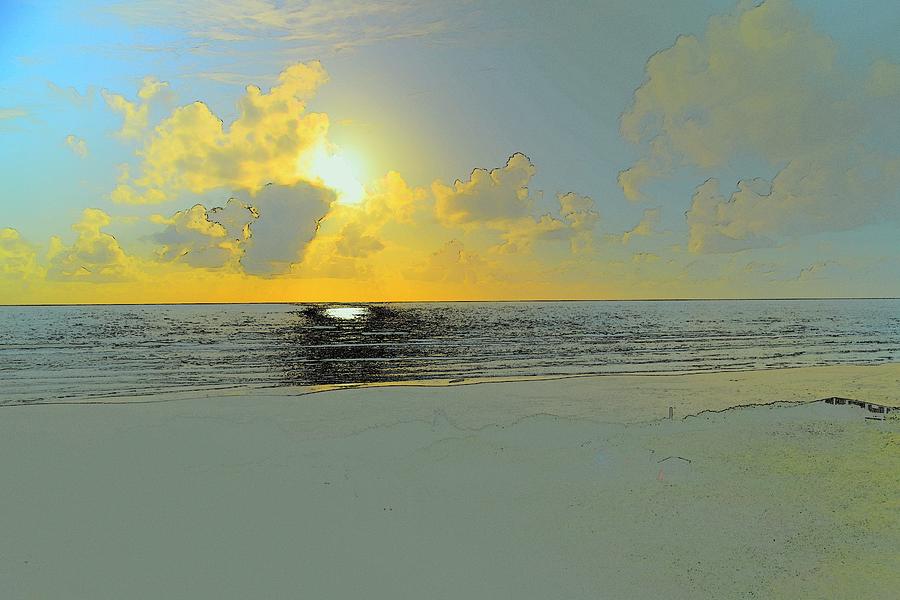 Beach Sunset Photograph by Jerry Sodorff
