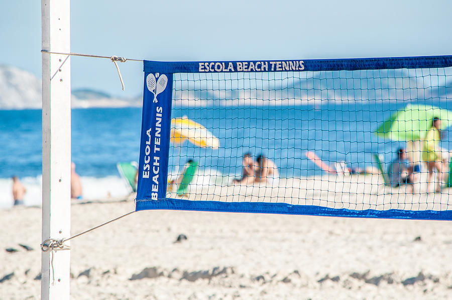 Beach Tennis net in detail Photograph by By Ronaldo Melo