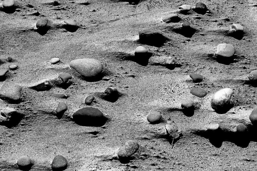 Beach Texture 1 BW 031421 Photograph by Mary Bedy