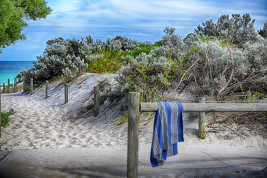 Beach Towel Photograph by Jay Heifetz