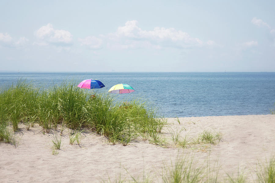 Beach Umbrellas Photograph