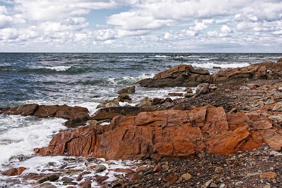 Beach Views From The Gulf Of St. Lawrence In Cape Breton - 1 Photograph by Hany J