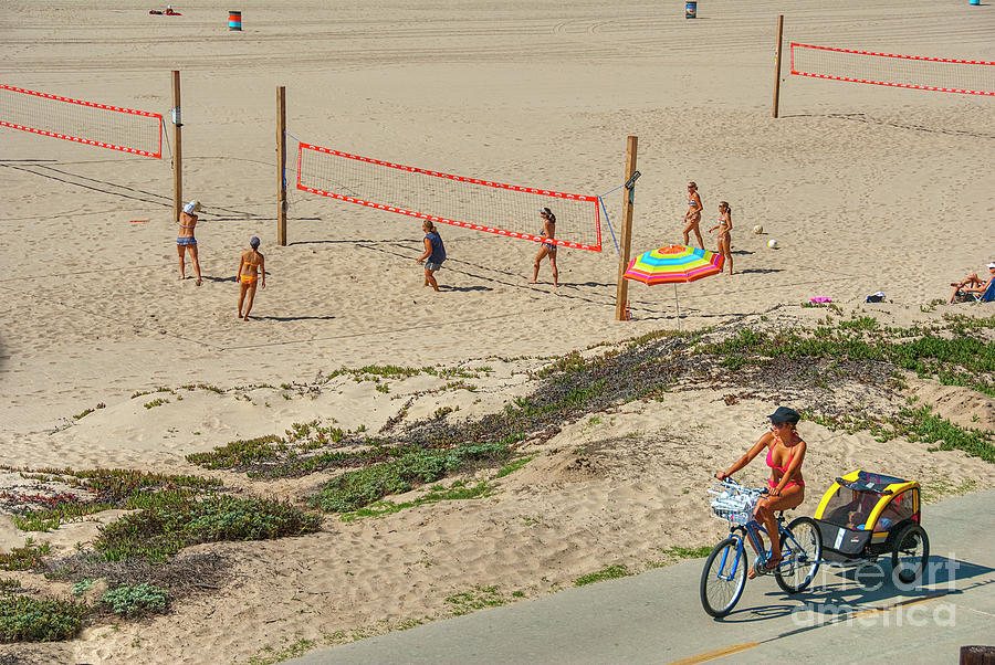 Beach VolleyBall Photograph by David Zanzinger