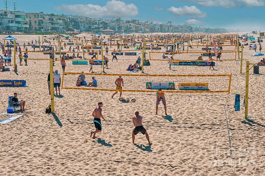 Beach Volleyball Tournament Photograph